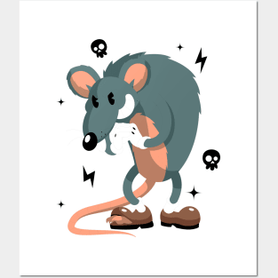 Evil Rat Funny Posters and Art